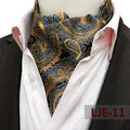Factory wholesale men's scarf new cashew flower jacquard polyester British suit shirt collar scarf business scarf