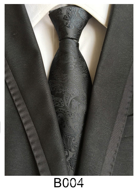 Manufacturers wholesale tie polyester jacquard tie men's casual formal wear professional business tie in stock supply