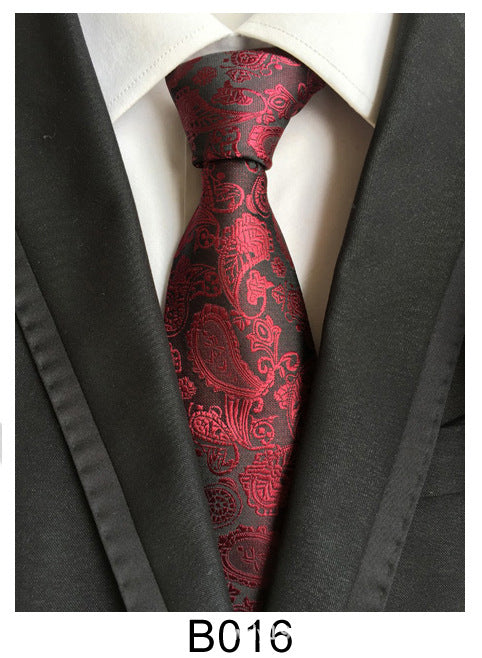 Manufacturers wholesale tie polyester jacquard tie men's casual formal wear professional business tie in stock supply