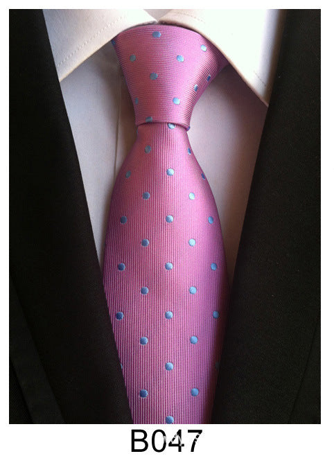 Manufacturers wholesale tie polyester jacquard tie men's casual formal wear professional business tie in stock supply