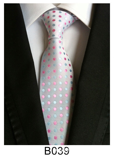 Manufacturers wholesale tie polyester jacquard tie men's casual formal wear professional business tie in stock supply