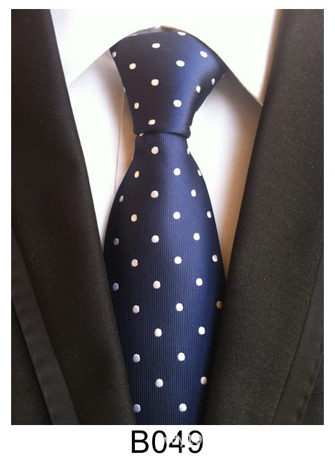 Manufacturers wholesale tie polyester jacquard tie men's casual formal wear professional business tie in stock supply