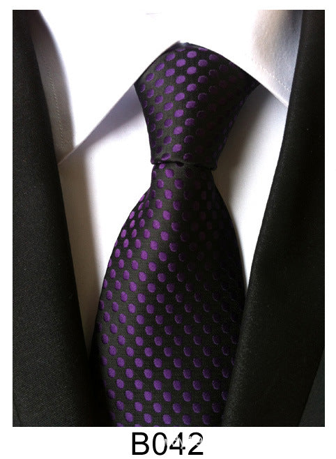 Manufacturers wholesale tie polyester jacquard tie men's casual formal wear professional business tie in stock supply