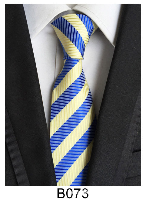 Manufacturers wholesale tie polyester jacquard tie men's casual formal wear professional business tie in stock supply