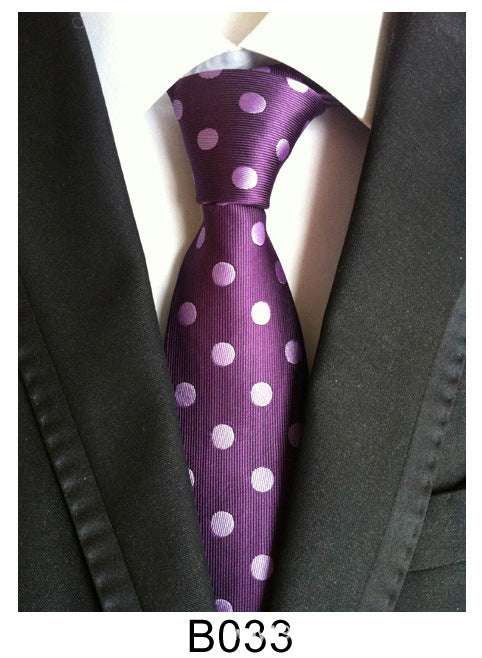 Manufacturers wholesale tie polyester jacquard tie men's casual formal wear professional business tie in stock supply