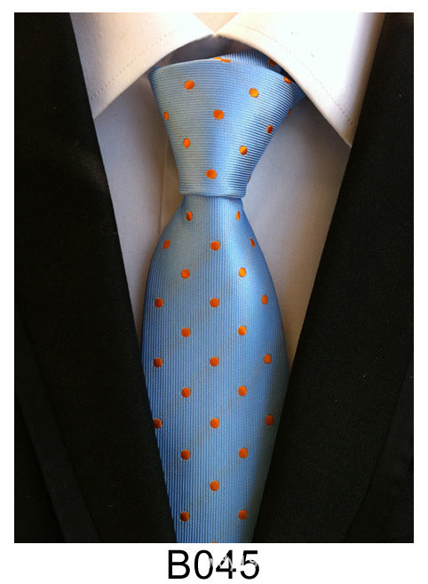 Manufacturers wholesale tie polyester jacquard tie men's casual formal wear professional business tie in stock supply