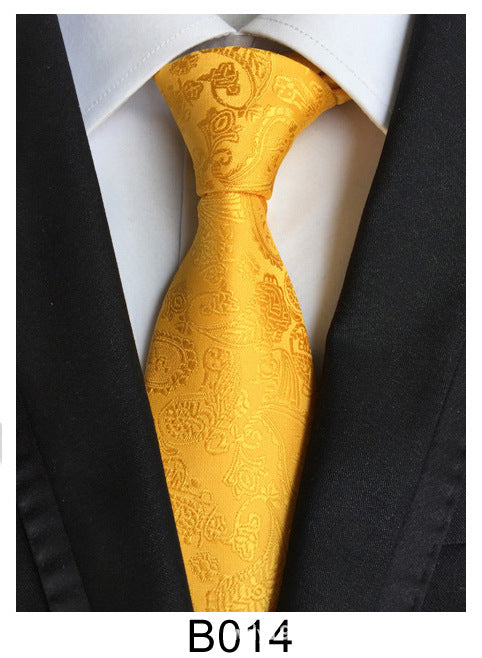 Manufacturers wholesale tie polyester jacquard tie men's casual formal wear professional business tie in stock supply
