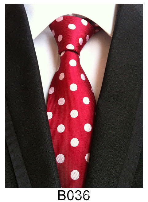 Manufacturers wholesale tie polyester jacquard tie men's casual formal wear professional business tie in stock supply