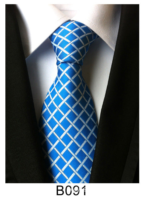 Manufacturers wholesale tie polyester jacquard tie men's casual formal wear professional business tie in stock supply
