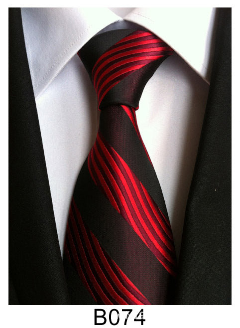 Manufacturers wholesale tie polyester jacquard tie men's casual formal wear professional business tie in stock supply