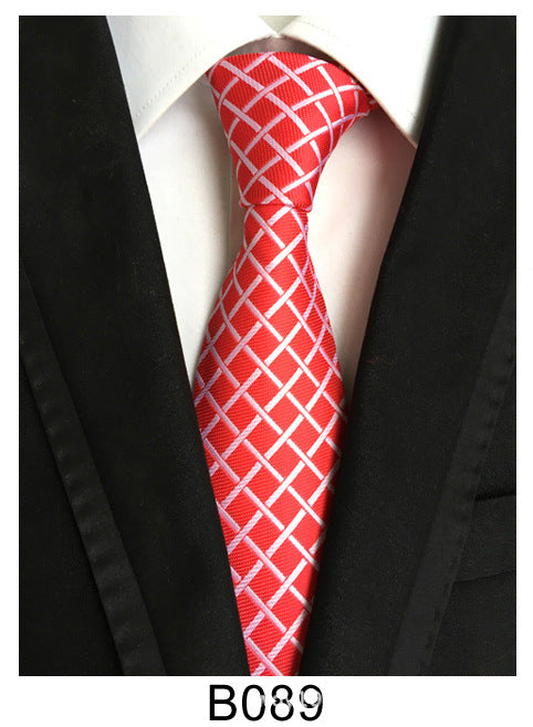 Manufacturers wholesale tie polyester jacquard tie men's casual formal wear professional business tie in stock supply