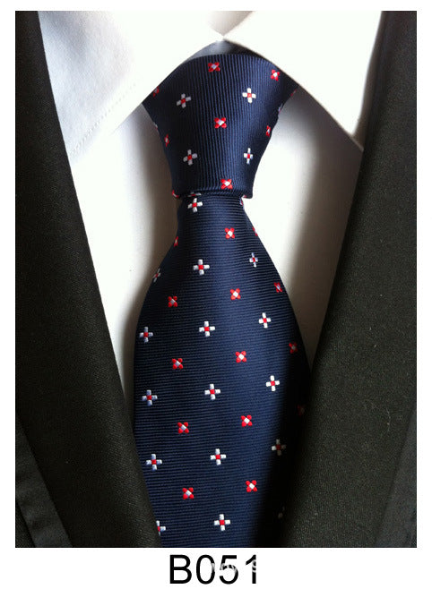 Manufacturers wholesale tie polyester jacquard tie men's casual formal wear professional business tie in stock supply
