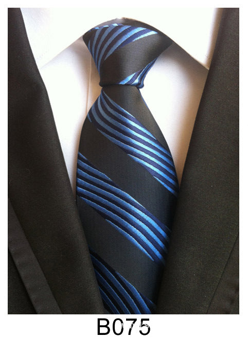 Manufacturers wholesale tie polyester jacquard tie men's casual formal wear professional business tie in stock supply