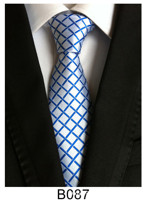 Manufacturers wholesale tie polyester jacquard tie men's casual formal wear professional business tie in stock supply