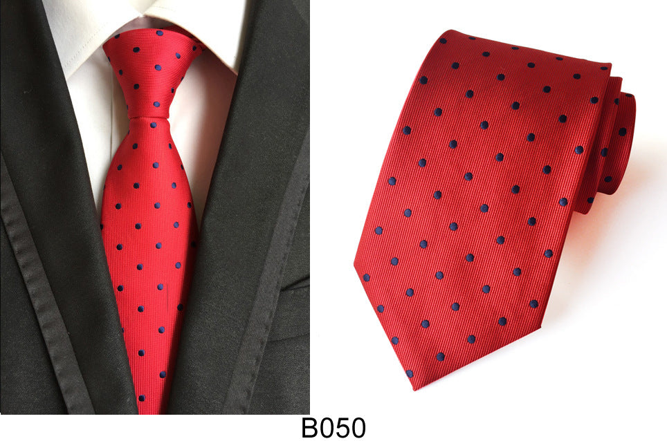 Manufacturers wholesale tie polyester jacquard tie men's casual formal wear professional business tie in stock supply