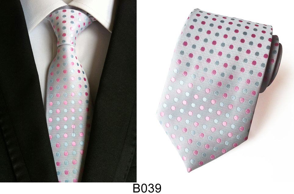 Manufacturers wholesale tie polyester jacquard tie men's casual formal wear professional business tie in stock supply