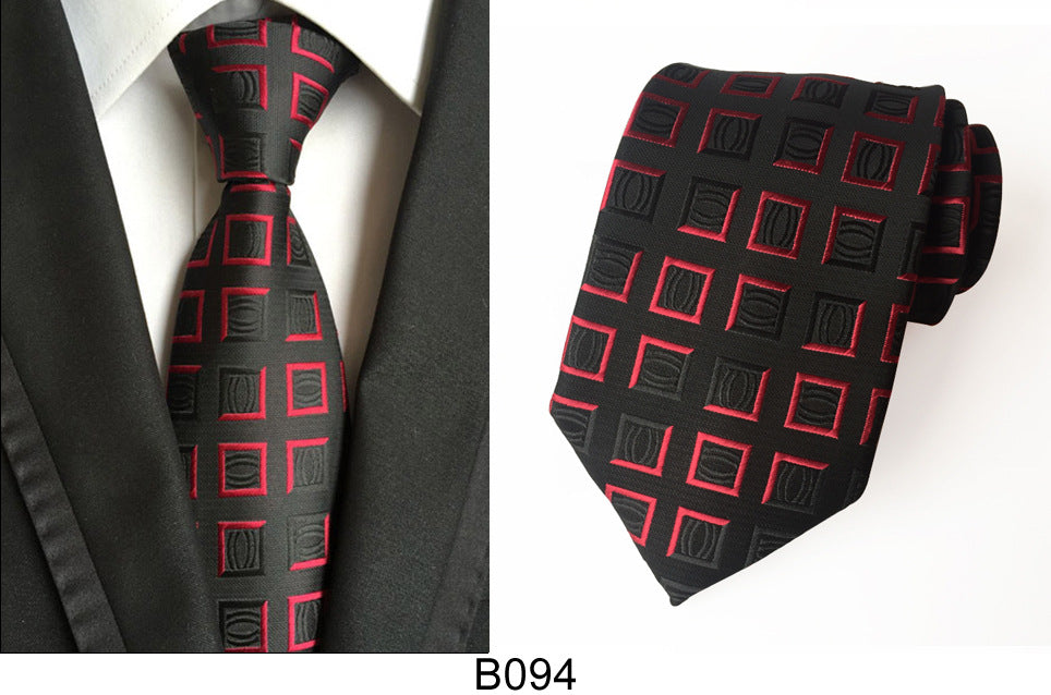 Manufacturers wholesale tie polyester jacquard tie men's casual formal wear professional business tie in stock supply
