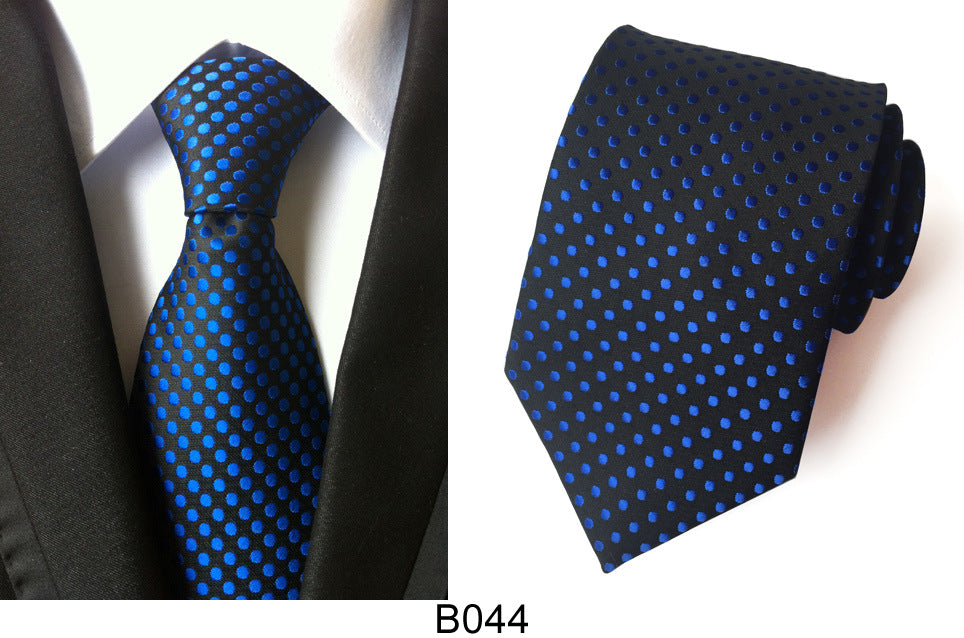 Manufacturers wholesale tie polyester jacquard tie men's casual formal wear professional business tie in stock supply