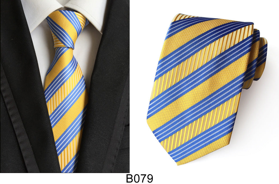 Manufacturers wholesale tie polyester jacquard tie men's casual formal wear professional business tie in stock supply