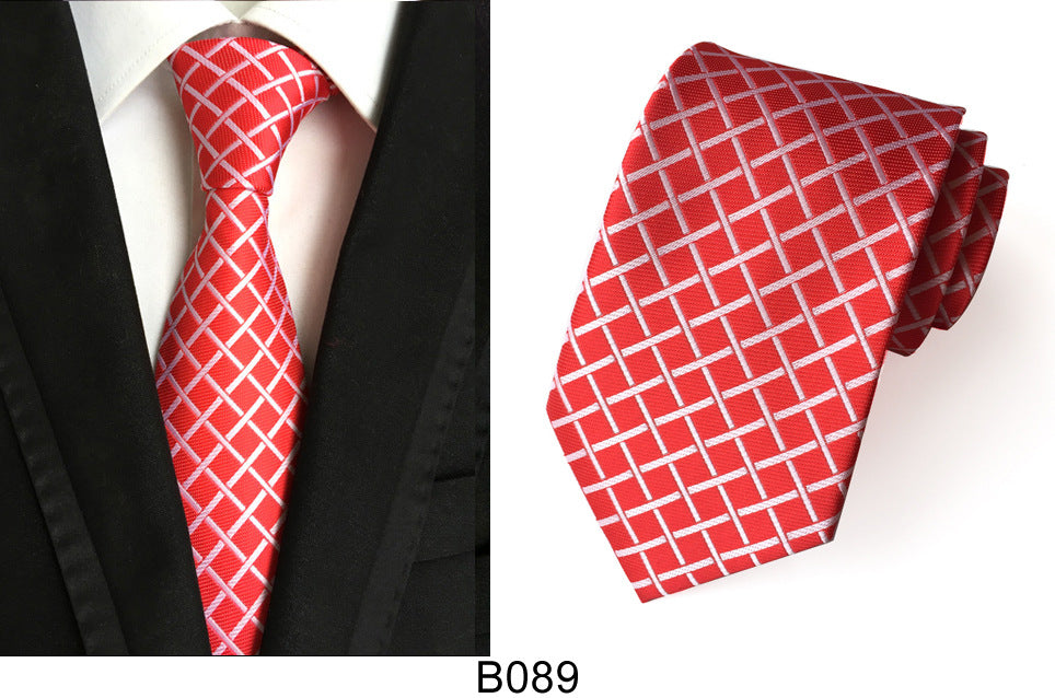 Manufacturers wholesale tie polyester jacquard tie men's casual formal wear professional business tie in stock supply
