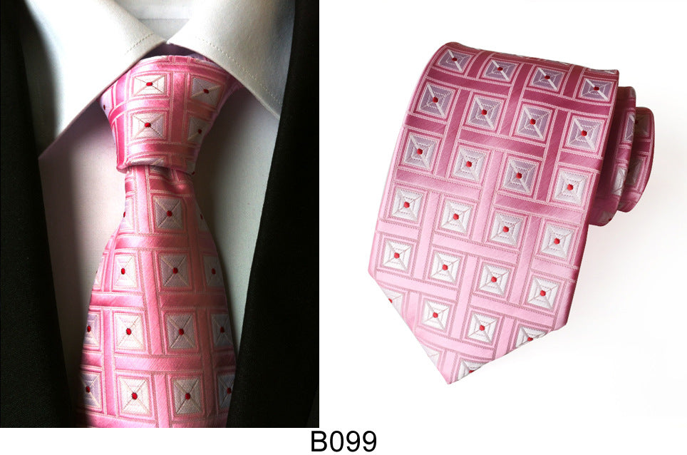 Manufacturers wholesale tie polyester jacquard tie men's casual formal wear professional business tie in stock supply