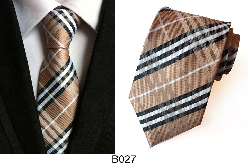 Manufacturers wholesale tie polyester jacquard tie men's casual formal wear professional business tie in stock supply