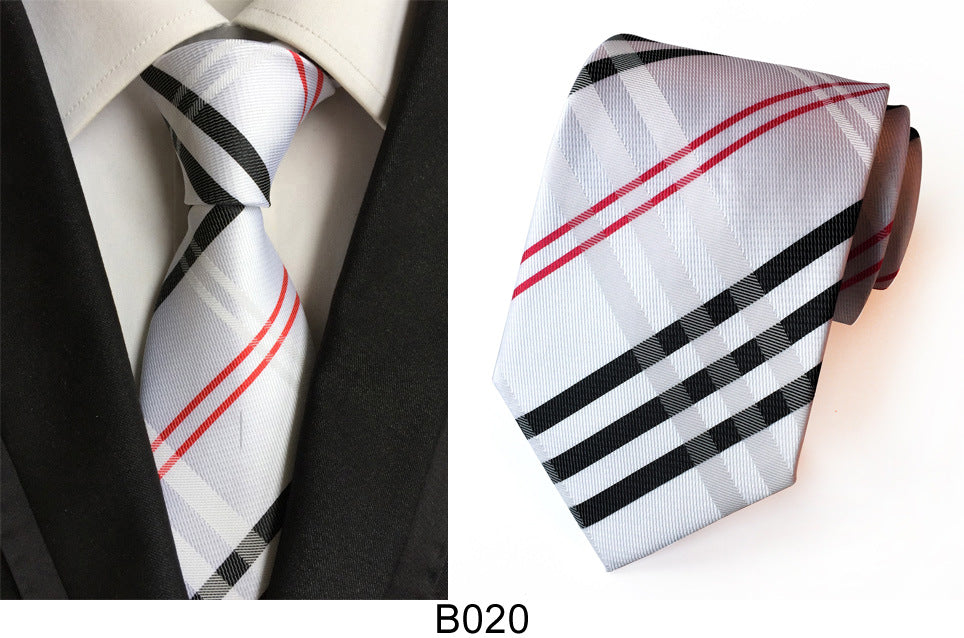 Manufacturers wholesale tie polyester jacquard tie men's casual formal wear professional business tie in stock supply