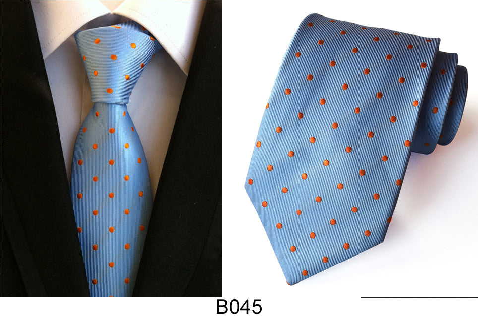 Manufacturers wholesale tie polyester jacquard tie men's casual formal wear professional business tie in stock supply