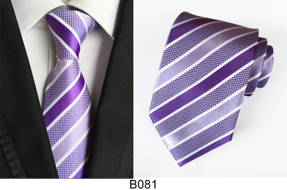 Manufacturers wholesale tie polyester jacquard tie men's casual formal wear professional business tie in stock supply
