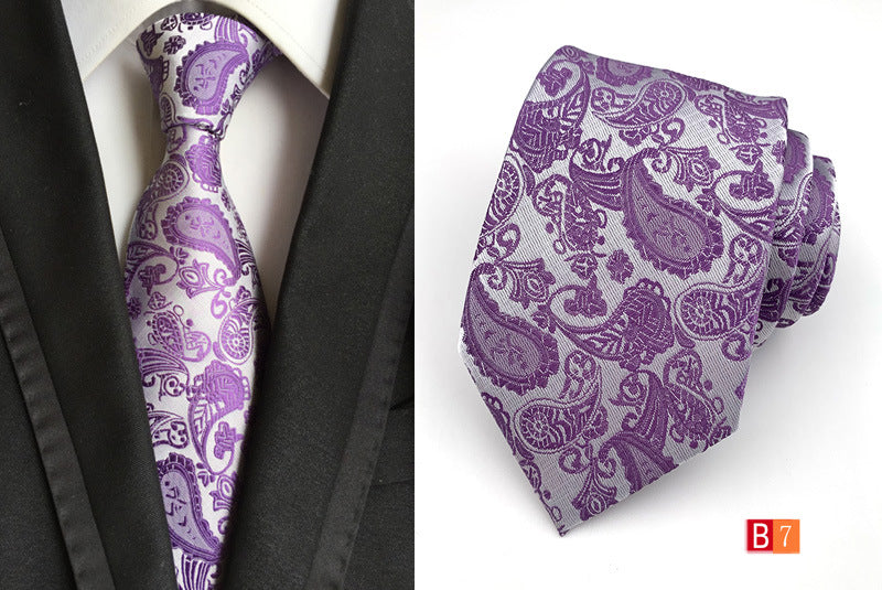 Manufacturers wholesale tie polyester jacquard tie men's casual formal wear professional business tie in stock supply