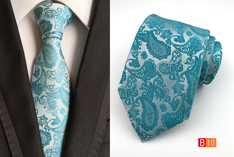 Manufacturers wholesale tie polyester jacquard tie men's casual formal wear professional business tie in stock supply
