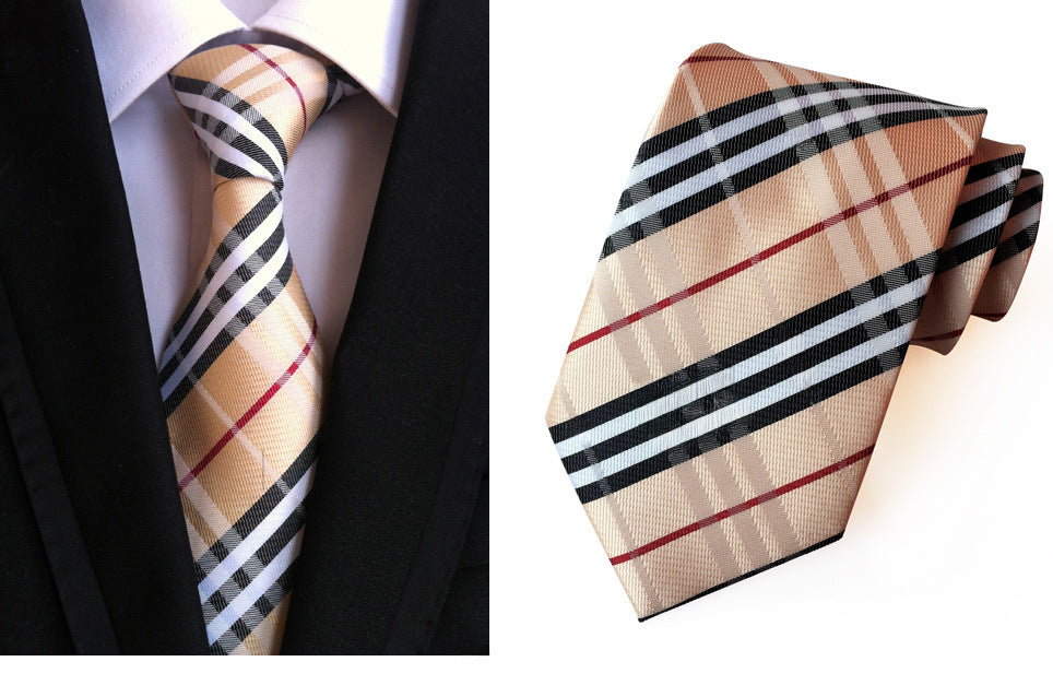Manufacturers wholesale tie polyester jacquard tie men's casual formal wear professional business tie in stock supply