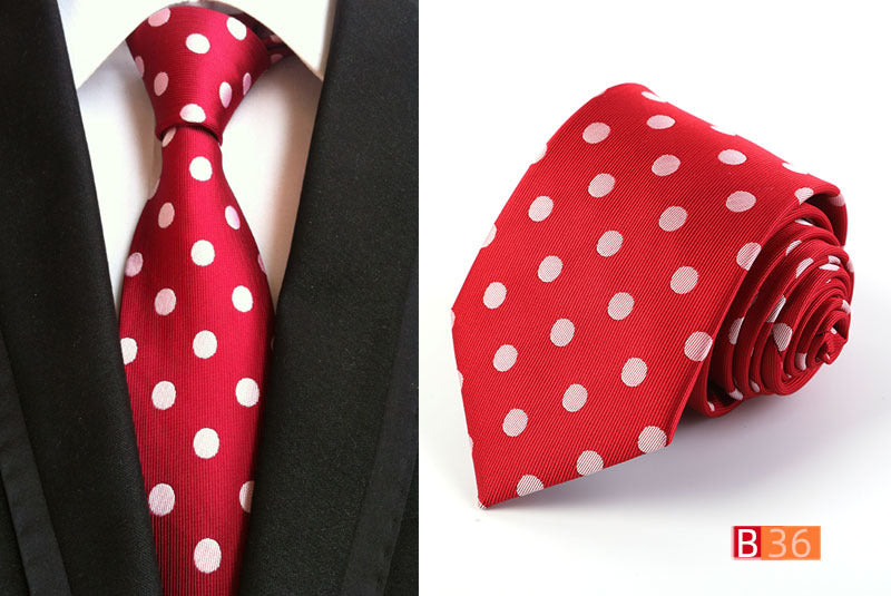 Manufacturers wholesale tie polyester jacquard tie men's casual formal wear professional business tie in stock supply