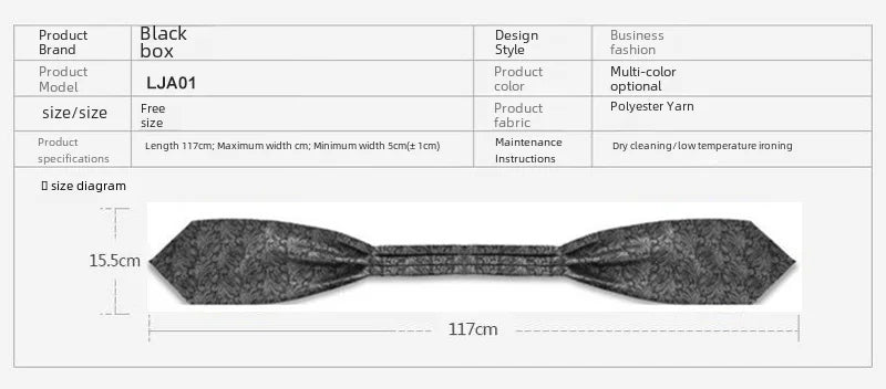 Factory wholesale men's scarf new cashew flower jacquard polyester British suit shirt collar scarf business scarf