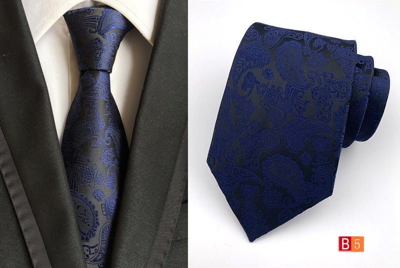 Manufacturers wholesale tie polyester jacquard tie men's casual formal wear professional business tie in stock supply