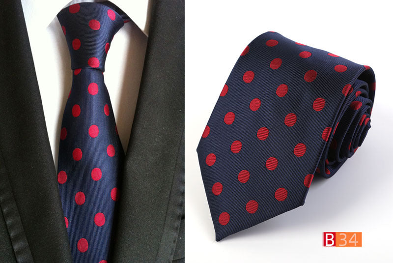 Manufacturers wholesale tie polyester jacquard tie men's casual formal wear professional business tie in stock supply