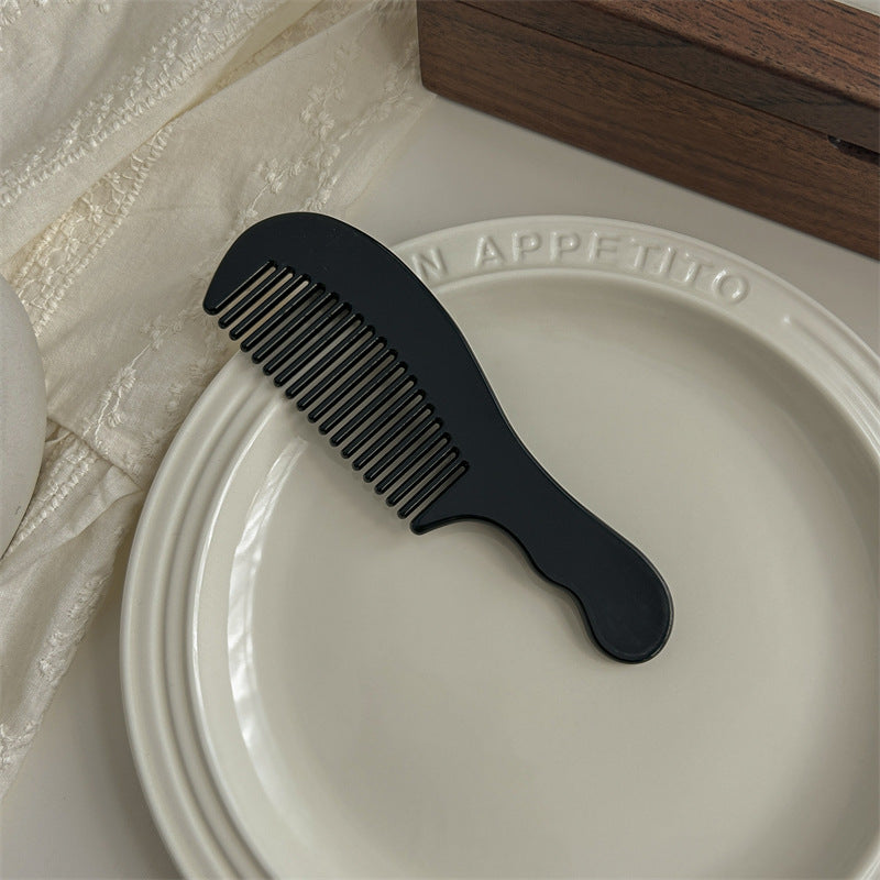 Korean-style exquisite vintage acetate hair comb large wide tooth comb hair curling comb large tooth comb Internet celebrity style hair comb hair accessories for women
